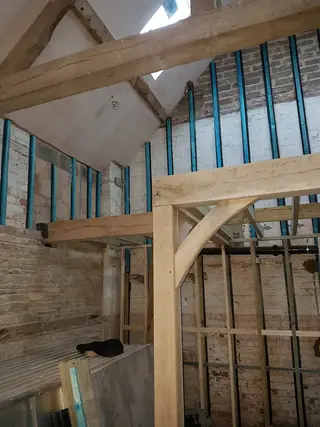 Barn Conversion, Badsey — interior joinery and woodwork, December 2017
