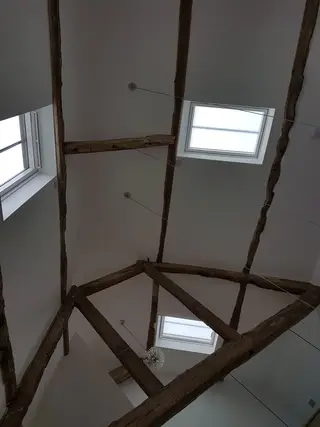Barn Conversion, Badsey — exterior and surroundings on completion