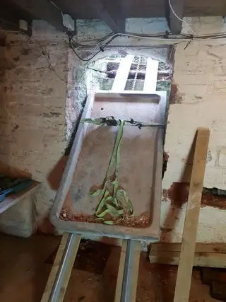 Basement Conversion, Church Lench — tanking and waterproofing applied to walls