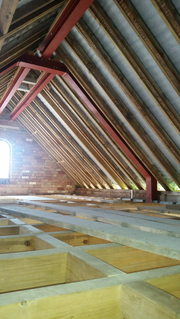 Coach-House, Church Lench — roofing and cladding works, June 2016