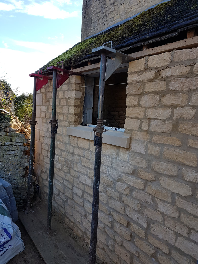 New Walls at Blockley — masonry construction and wall detail