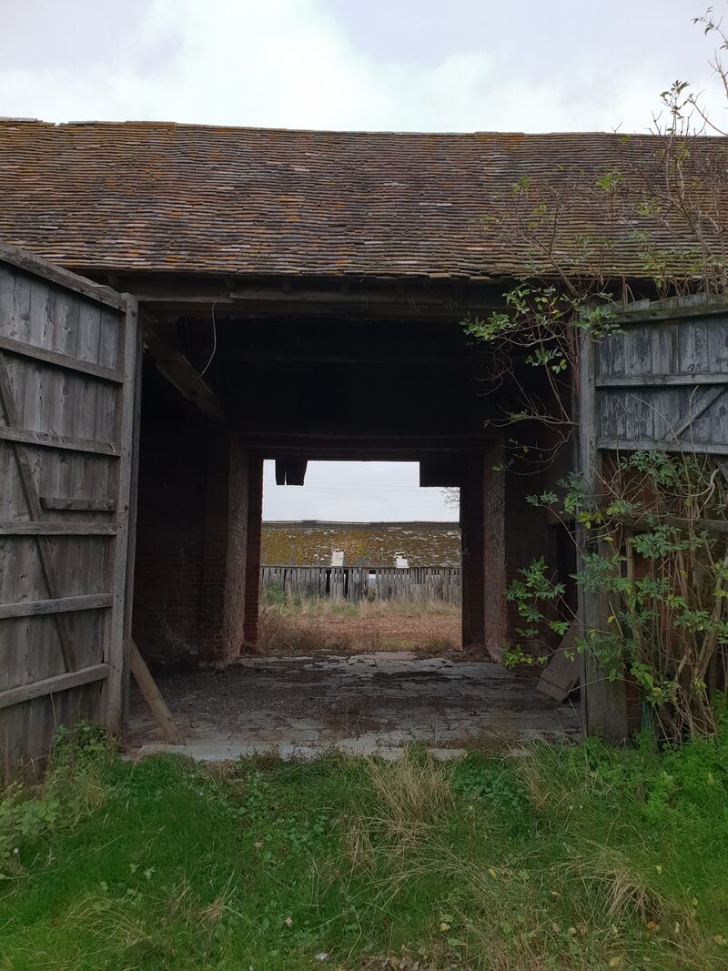 Salford Priors Barn Conversion — barn exterior before works begin