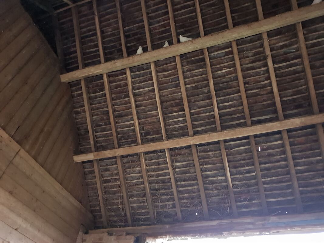 Salford Priors Barn Conversion — barn exterior walls before conversion