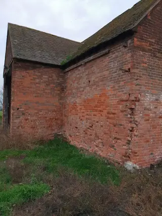 Salford Priors Barn Conversion — original barn building before works