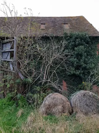 Salford Priors Barn Conversion — agricultural barn before conversion, November 2018