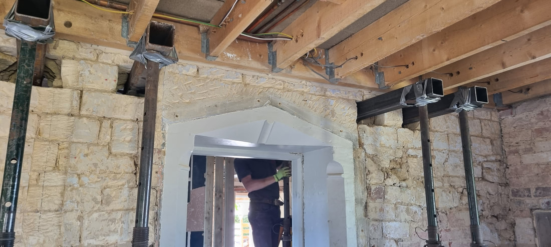 Listed building structural work in Chipping Campden