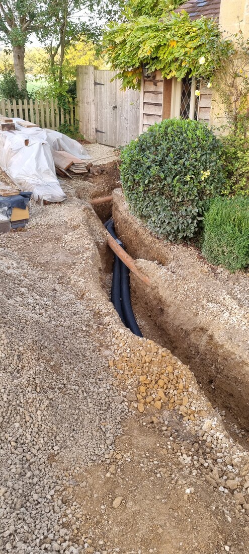 The Firs, Chipping Campden — construction nearing completion, October 2022
